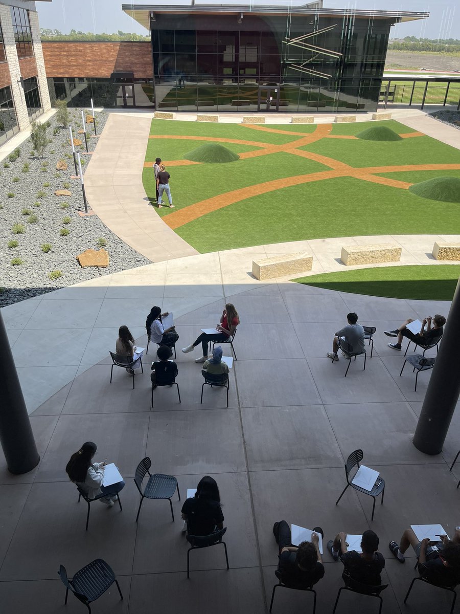 We have an amazing science team here <a href="/RHHSHawks_9/">Rockwall-Heath High School Ninth Grade Campus</a> We have been using all the collaborative spaces for learning motion.