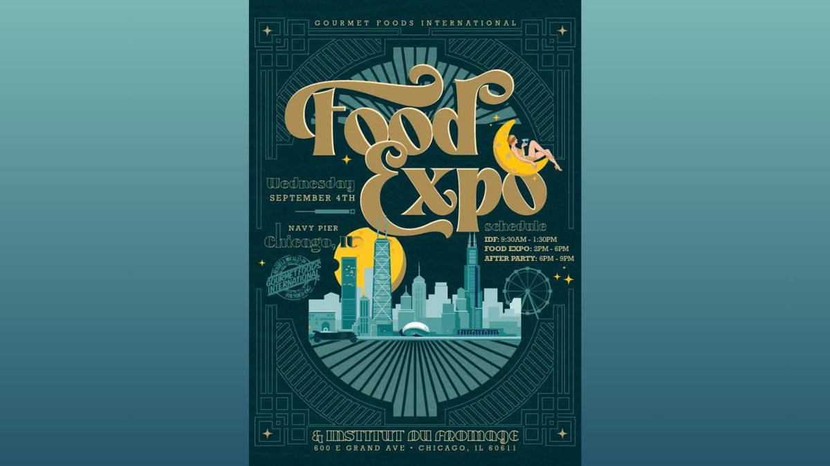 RIND_CHEESE's tweet photo. Join RIND at the Gourmet Foods International Chicago Food Expo on Wednesday, Sept. 4, 2024, at Navy Pier in Chicago! Stop by booth 707 to experience our award-winning, cave-aged #vegan cheese! #RIND #VeggieUnderground #plantbased #plantbasedcheese #madeinbrooklyn https://t.co/IznQk1CKfL