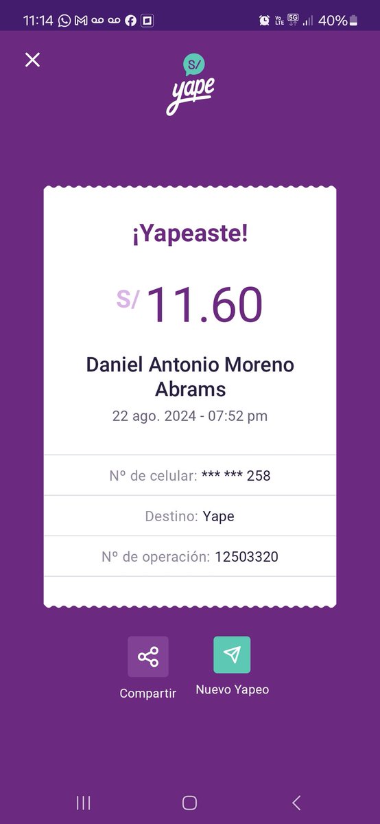 Dianitasc's tweet photo. Reclamo , haciendome descuento wn una oportunidad o recargandome el monto en uber cash, adjunto pantallazos de lo que escribio el soporte y los yape, de los conductores el de 11.60 que indicó que no habia pagado y el de 24 q en realidad eran 12 soles. TERRIBLE https://t.co/BsQzlqFzwT