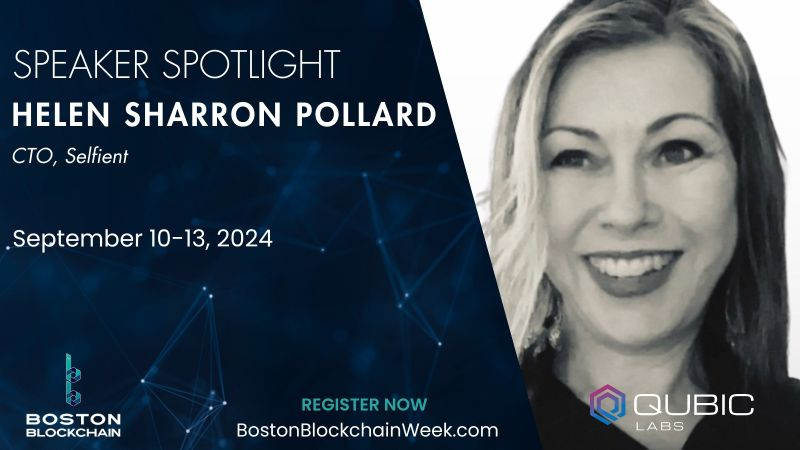 Selfi3nt's tweet photo. Exciting news from our team! 

Our CTO, Helen Sharron Pollard, will be speaking at Boston Blockchain Week 2024 (@blockchainwk), from September 10-13, discussing the future of decentralized technologies.

Interested in attending? Register at https://t.co/oIlnxLaZAB

#BlockchainWeek24