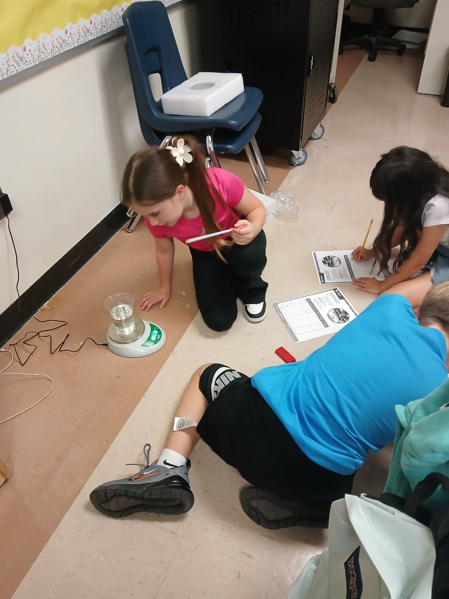 Today they had fun doing an experiment with matter. #bbproud