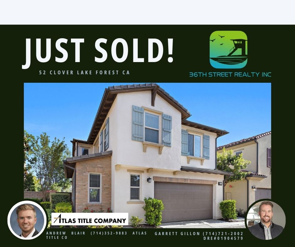 36thRealtyInc's tweet photo. Thank you to my clients for the opportunity to sell there beautiful home in Baker Ranch, CA! Also big thanks to @AtlasTitleCompany /Andrew Blair for making sure our Title/Escrow process went as smoothly as possible. @andrewblair https://t.co/dVcQUBllh3