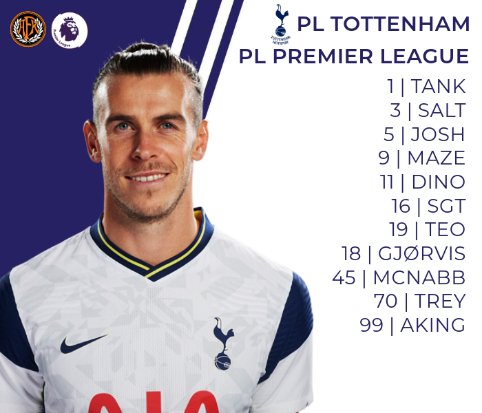 NordavindEsport's tweet photo. ⚪️PL TOTTENHAM STARTING XI⚪️
#ProLeagues #FC24 #ProClubs https://t.co/93MMwVyXIn