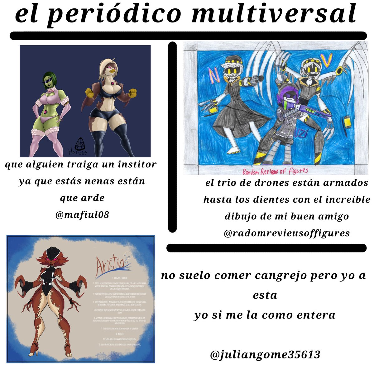 RotecG14337's tweet photo. Tercera parte del #periodicomultiversal y vaya que en esta semana hubo muchas cosas muy interesantes https://t.co/t0n3q4k89L