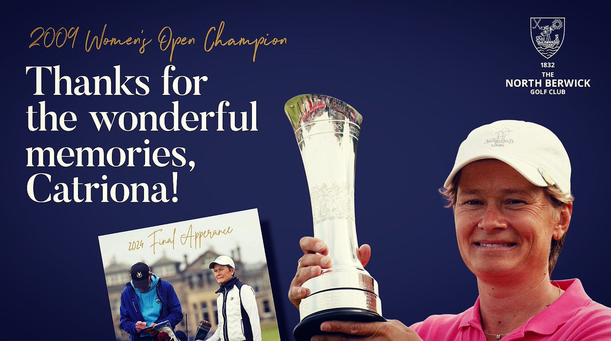 Thank you <a href="/Beany25/">Catriona Matthew OBE</a>