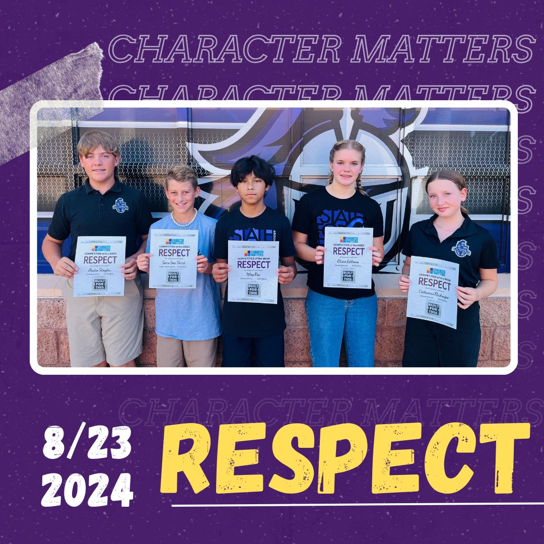 ACPJrHighAthletics (@acpjrhighsports) on Twitter photo In sports news, it’s Friday which means we are congratulating these Character Matters Athletes of the Week! This week’s theme, Respect, focused on the traits of being humble, honorable, and kind. We are proud of these class act Knights! ⚔💜 <a href="/chandlerunified/">Chandler Unified School District</a> #wearechandlerunified In sports news, it’s Friday which means we are congratulating these Character Matters Athletes of the Week! This week’s theme, Respect, focused on the traits of being humble, honorable, and kind. We are proud of these class act Knights! ⚔💜 <a href="/chandlerunified/">Chandler Unified School District</a> #wearechandlerunified