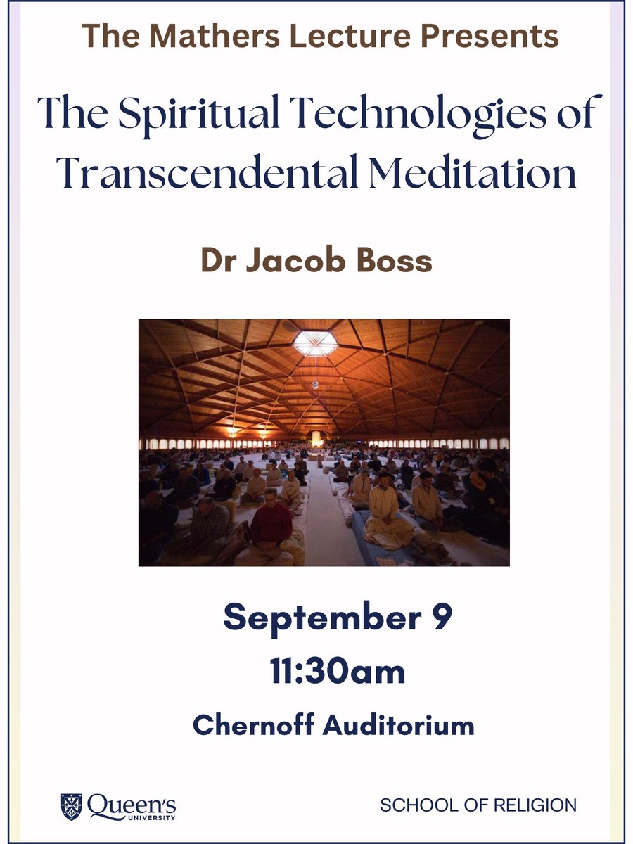✨Join us for an enlightening talk with Dr. Jacob Boss on September 9 at 11:30am! 🧘‍♂️✨