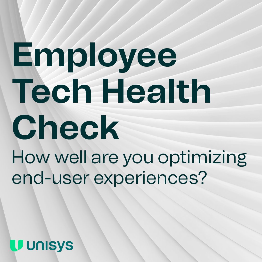 MclinLisa's tweet photo. Is your workforce truly enabled for peak productivity? Take this five-minute assessment from Unisys to pinpoint life cycle gaps and get an action plan to eliminate obstacles to optimal employee tech experiences: https://t.co/SeXhNWGcfY

#employeeexperience https://t.co/sHkKuZDKNx