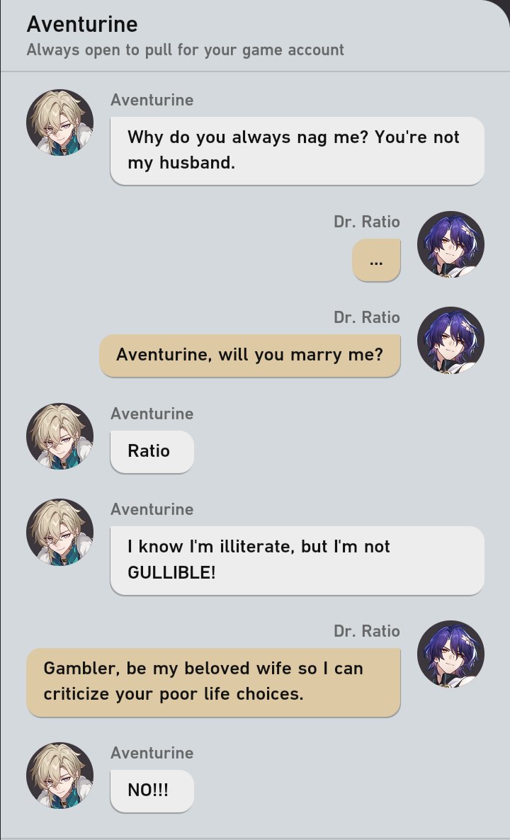 #Ratiorine 

You can't tell me he wouldn't try this.