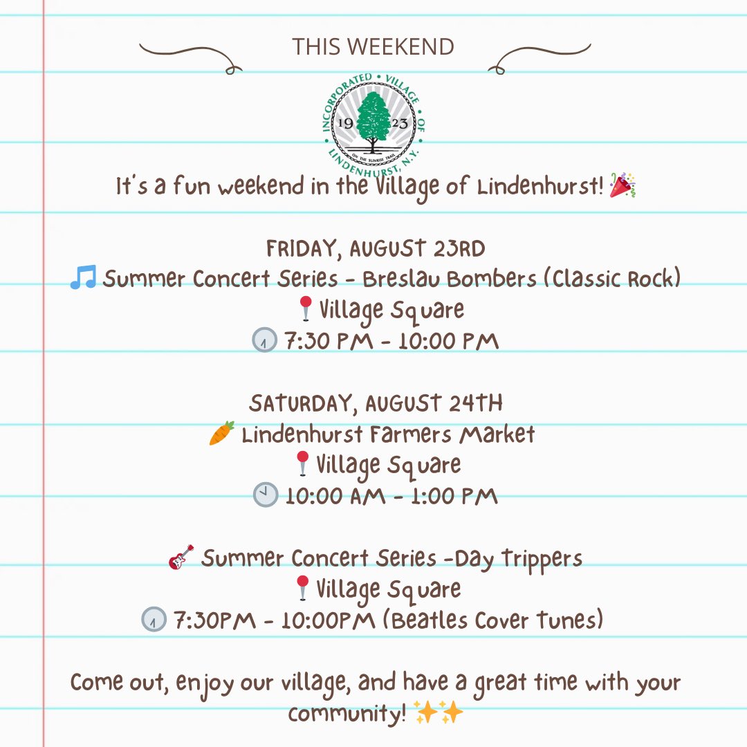 Village of Lindenhurst (@lindenhurstny) on Twitter photo 