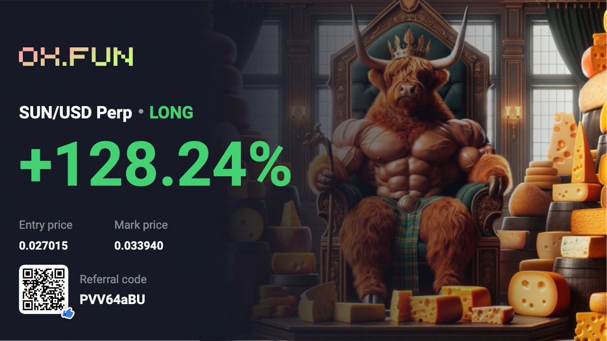 As soon as I noticed that <a href="/OXFUNHQ/">OX.FUN</a> listed $SUN and $SUNDOG, I punted. 

$SUN is the native token of <a href="/sunpumpmeme/">SunPump</a> and Sunswap. Many benefits for $SUN holders.

$SUNDOG is the first dog coin on Tron. 

100% of the profit from Sunbot will be used to buy and burn $SUNDOG for the next