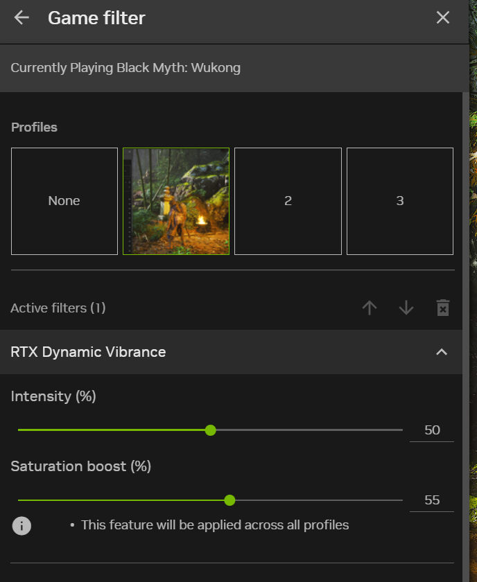 malla_othman's tweet photo. Veryy happyy with the rtx dynamic vibrance filter from NVIDIA on black Myth: Wukong! 🙈

#BlackMythWukong #Wukong https://t.co/MAlK7AoEiB
