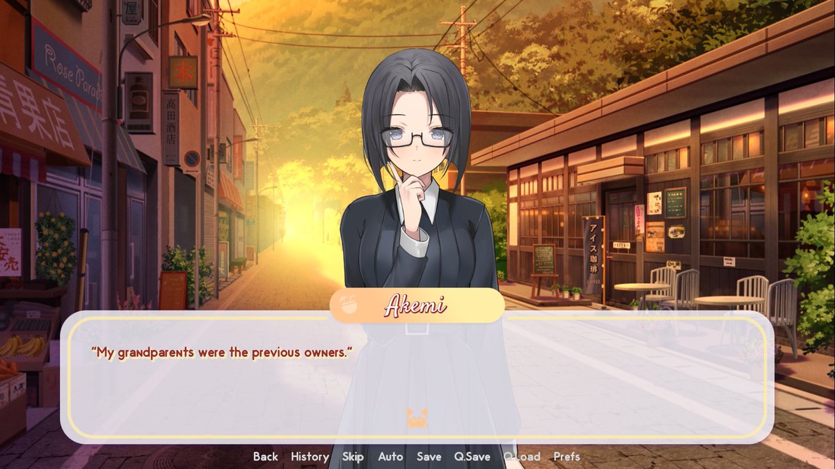 FlutteringAbyss's tweet photo. Akemi is the quiet bookstore owner in the small town of Mizuchi📘 

Meet her in our upcoming #visualnovel, A Summer in Our Hearts, and let her composed guidance gentle the harsh summer sun for you 💙

#romance #indiegame https://t.co/m7cY47BWlF