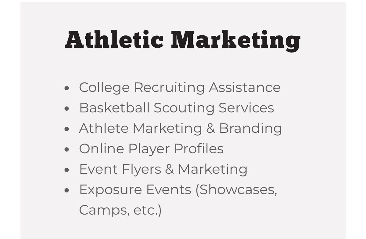 Going into your junior or senior year with no offers? We can change that! 

Our system is guaranteed to land you college opportunities. DM us for assistance and see why we are “Your College  Connect”
