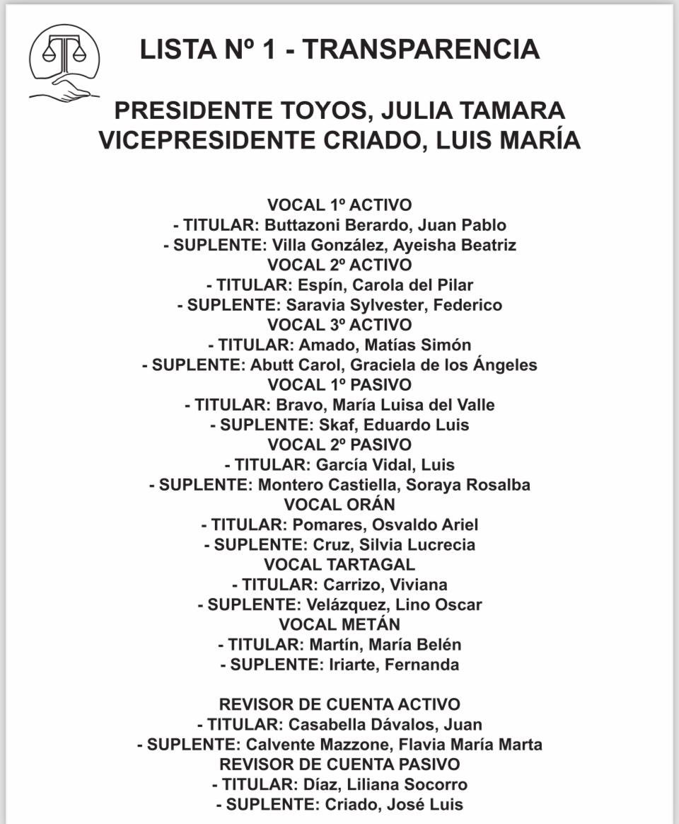 💣 Notición de viernes: Con solamente una semana de campaña y contra todos los chanchullos del oficialismo, ganó la lista de Julia Toyos en la caja de abogados. 
Que lindo va a ser revisar los libros de tesorería de tantos años…