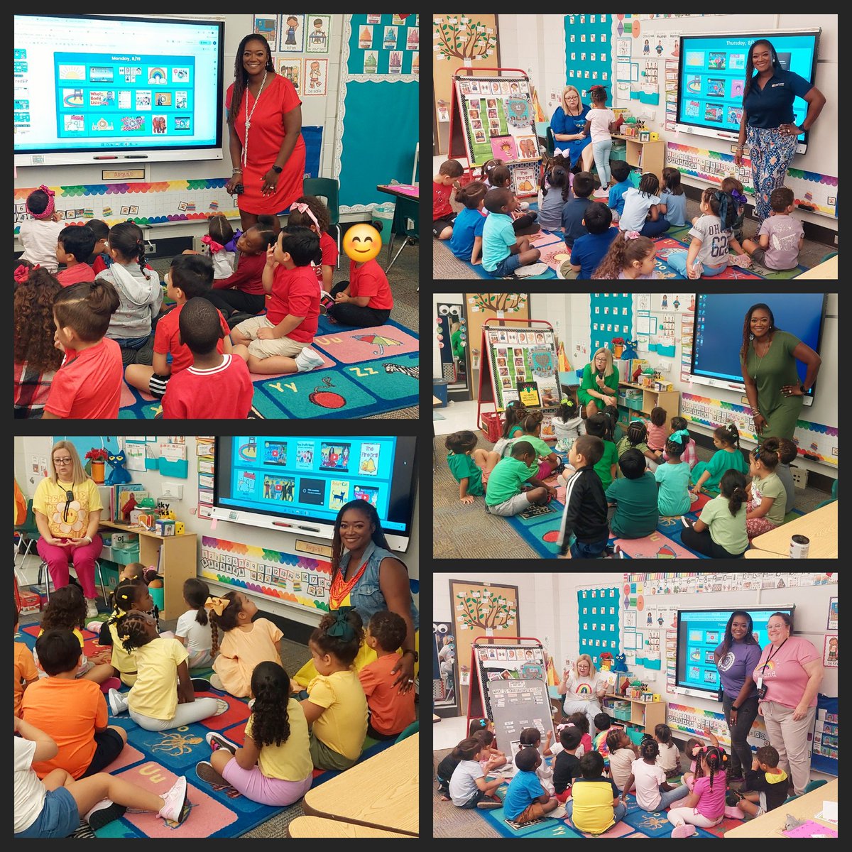 TGage_MEd's tweet photo. I had fun participating in "Colors Week" in support of our VPK students! #red #green #yellow #orange #blue #favcolors #rainbow https://t.co/nOH4zYOXRb