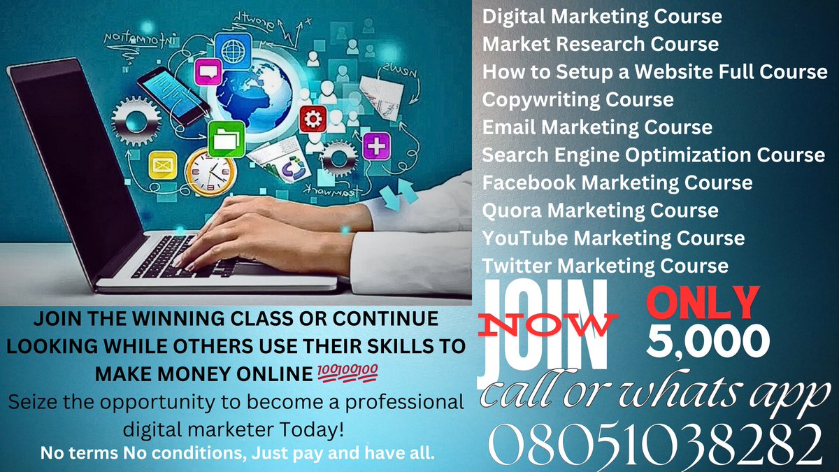 mediaartpro's tweet photo. CHOOSE NOW: JOIN THE WINNING TRAIN OR CONTINUE LOOKING WHILE OTHERS USE THEIR SKILLS TO MAKE MONEY ONLINE
If you don't act now, nothing will change when the year is almost over. Things change with time, so how are you spending yours? https://t.co/oYKJ1ANsEP