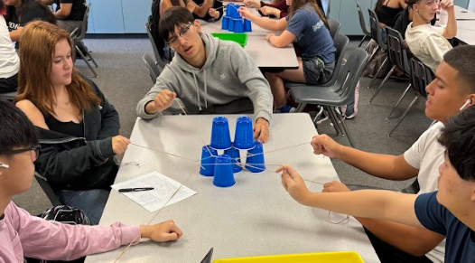 BCHSFCS1's tweet photo. FCS in Action! 4 Cs - Communication, Collaboration, Critical Thinking, and Creativity activities from the first weeks of school. Skill Building Fun! #bchsed #bchspride #muhsd https://t.co/ARYzKAZxH5