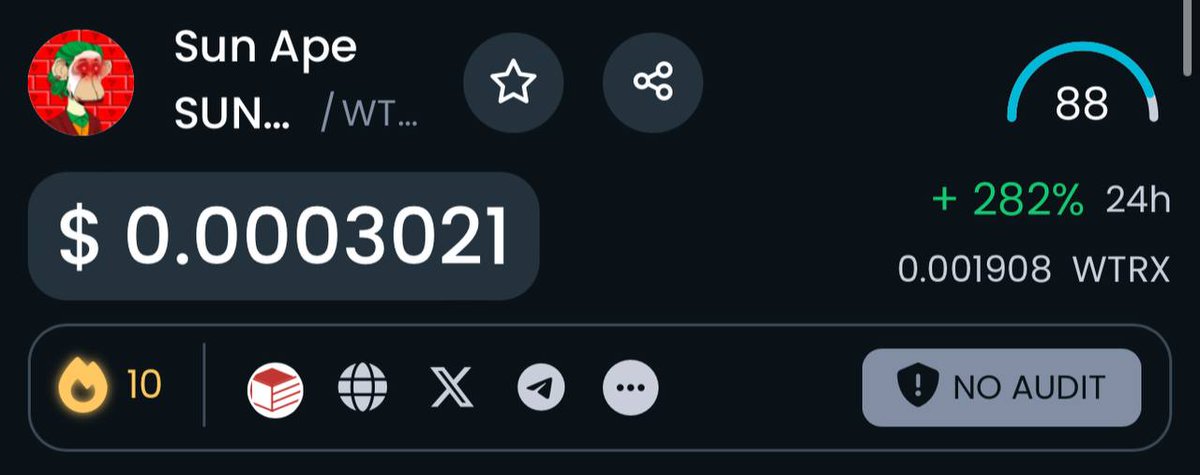 IS GETTING HOT IN HERE 🔥🔥

$SUNAPE