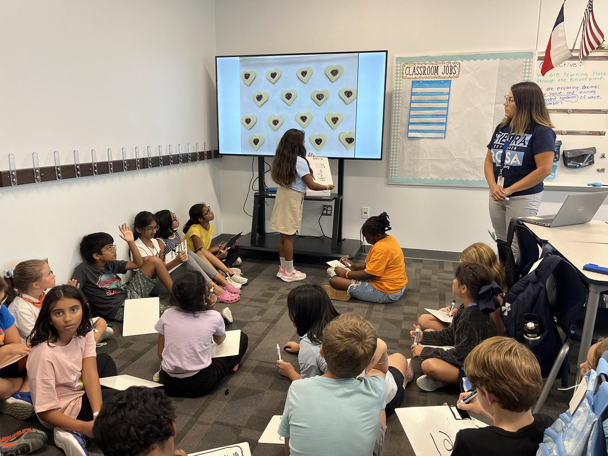 Designing learning to best reach children! So thankful for this wonderful teacher who let me partner with her for number talks and stations. She is in the business of student growth!#TRE^1degree #buildingchampions <a href="/colesd2/">Susan Cole</a> <a href="/letsquitteachin/">Jason Kennedy | Stop Teaching & Design Learning!</a> <a href="/S_Snell/">Steve Snell</a> <a href="/TravisMotal/">Travis Motal</a>