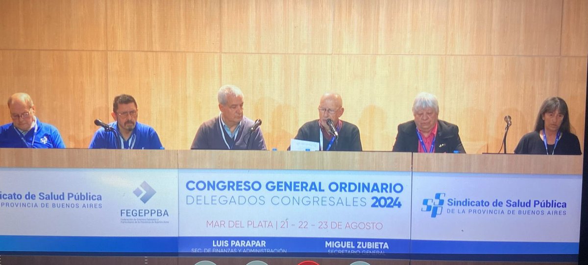 #CongresoSSP2024 Lectura del Documento de la Comisión Previsional.