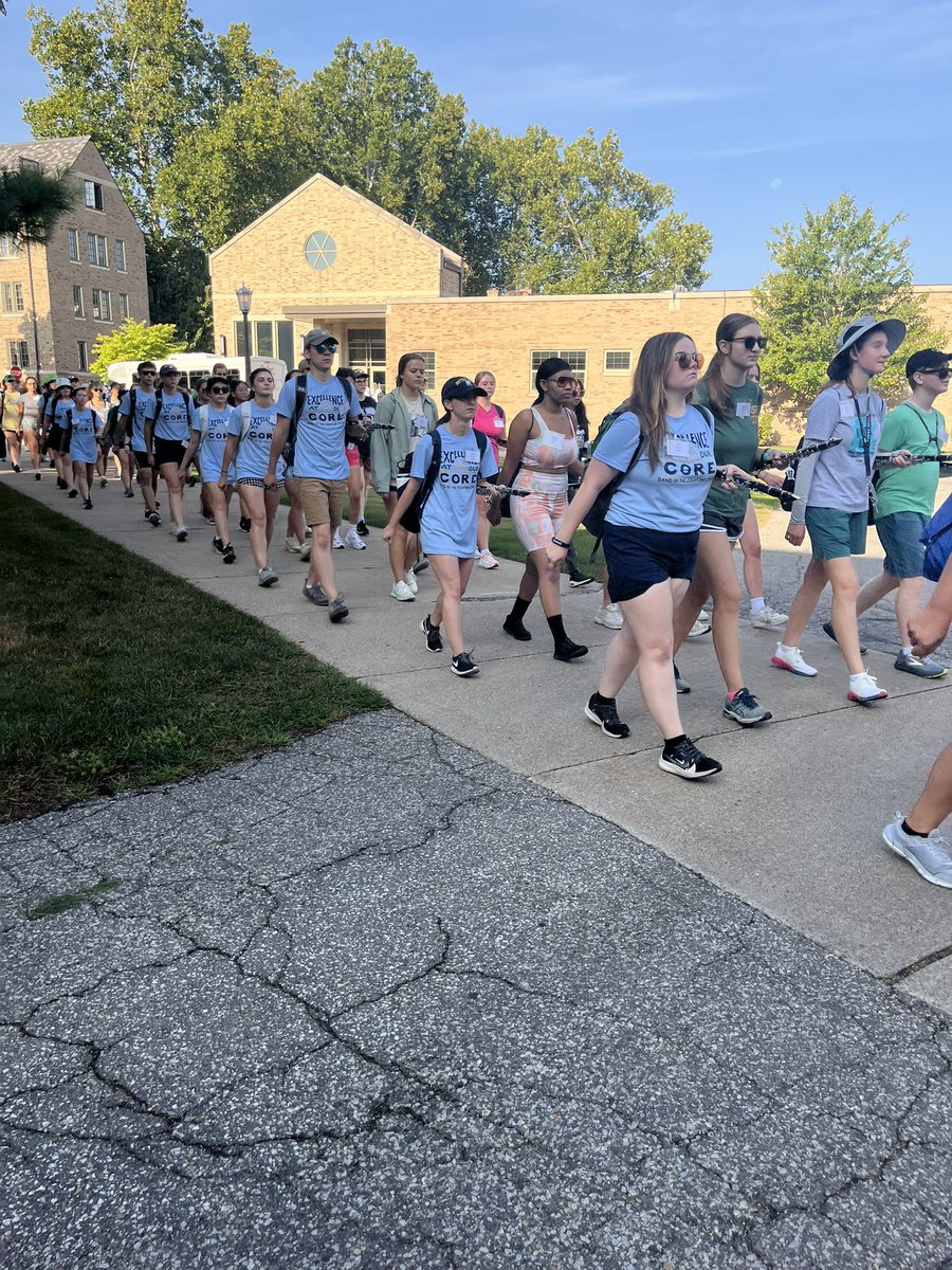 goodrich_ve's tweet photo. I caught a number of our @NDCBE students at the band march out this week. I love this start of semester tradition! https://t.co/4URaZdcWOV