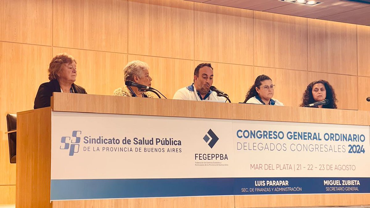 #CongresoSSP2024 Lectura del Documento de la Sectorial dé Municipales