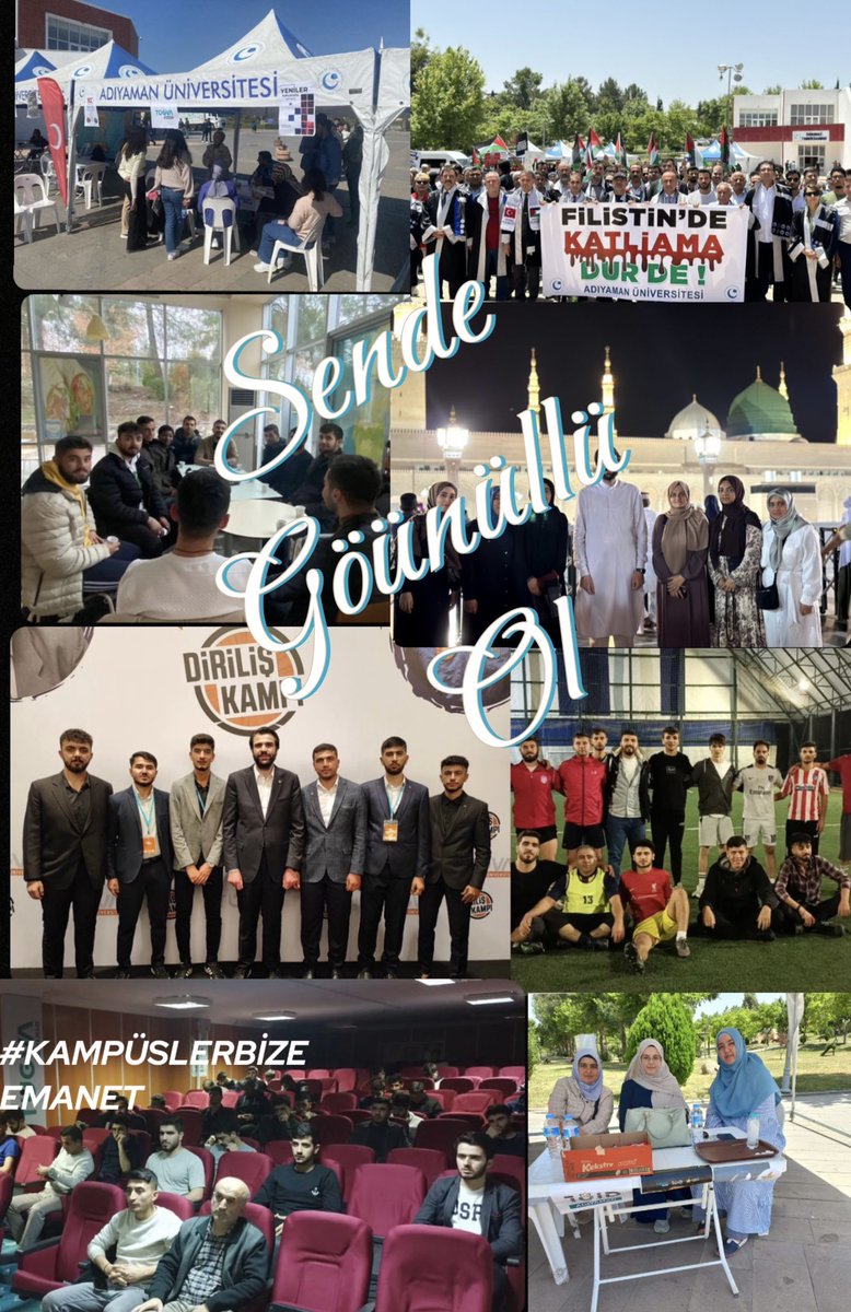 Adıyaman’a hoşgeldiniz, sizleride üniversite hayatınız boyunca eğlenerek öğrenmek istiyorsanız sosyal,sportif,kültürel faaliyetler ve etkinlikler işe dolu bir yıl geçirmek istiyorsanız aramıza katılın

“TÜGVA ailesinde sen yoksan bir kişi eksiğiz”

#KampüslerBizeEmanet