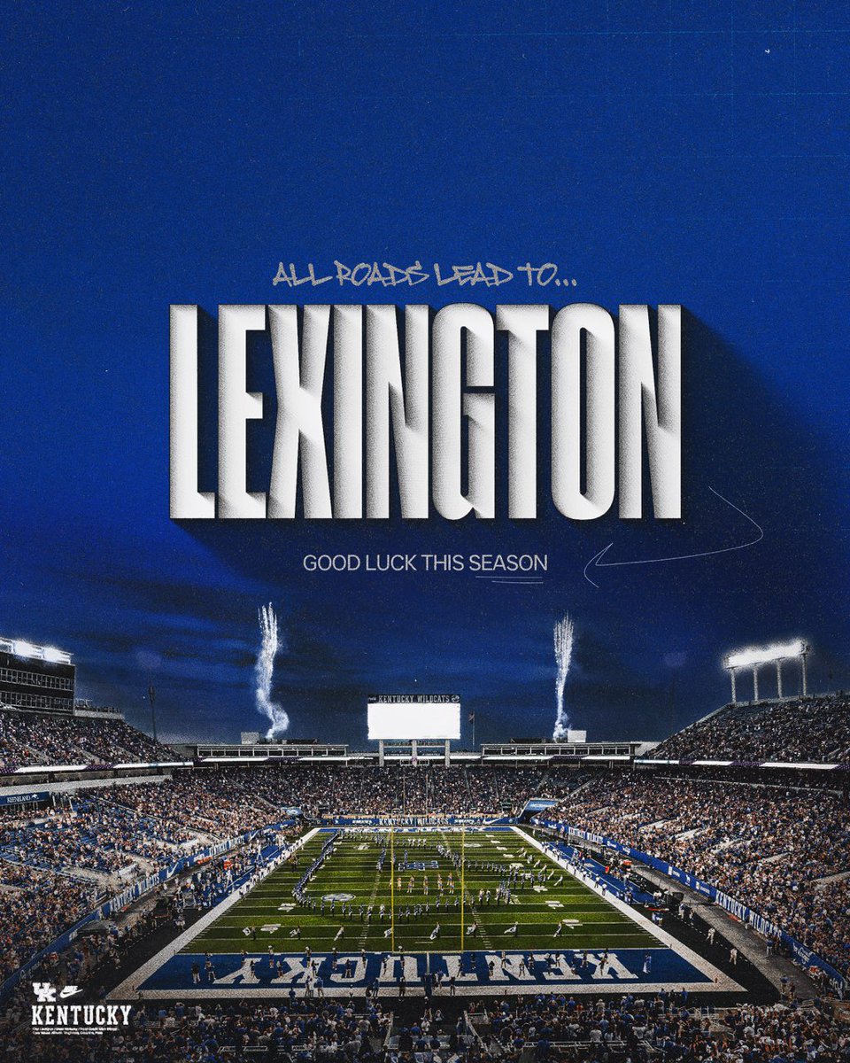 Friday night lights are officially back in Kentucky and Ohio. I want to wish everyone the best of luck this season, and remember all roads lead to Lexington. Go Big Blue!