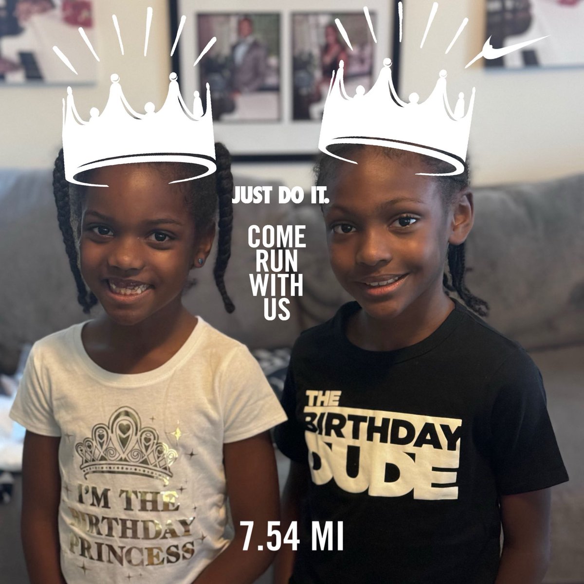 MOKACIACLOTHING's tweet photo. Today is my twins birthday!!! 7 miles for their 7th birthday. #mayfieldlegacy #birthdaytwins https://t.co/HcLOVvwyLK
