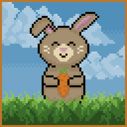Geetar_X's tweet photo. Pixel Daily Nr. 29 🐰🥕🐰🥕🐰  @Pixel_Dailies 

So close to 30!

#pixel_dailies #pixelart #bunny https://t.co/s5tSFZPKjX