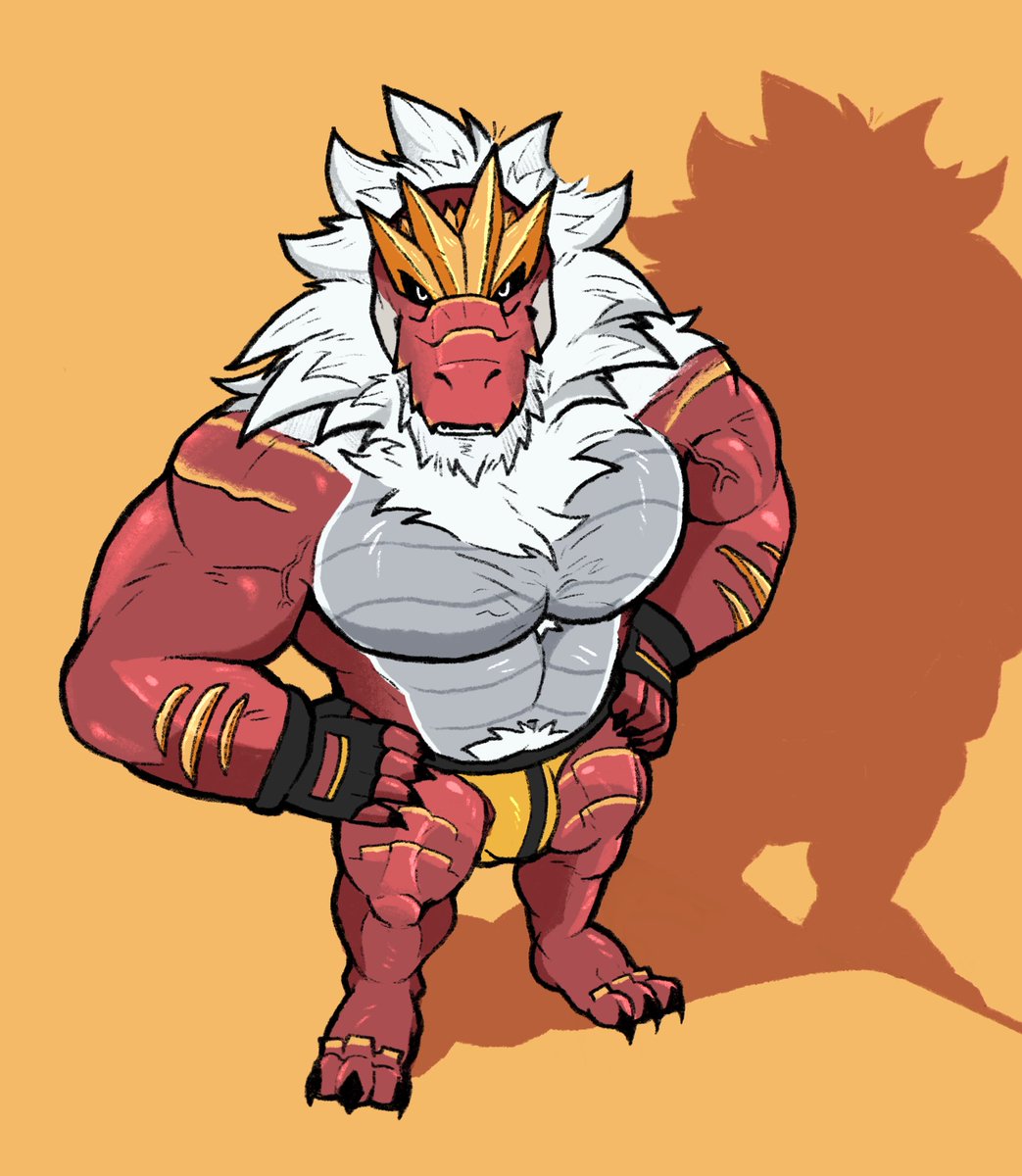 A Tyrantrum who’s always itching for scrap! Orion!! “But that’s “King” to you lil scamp!”
