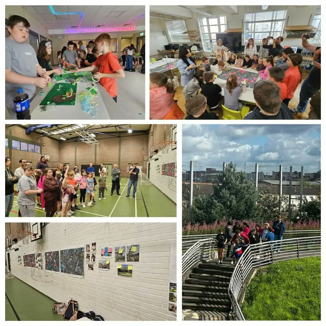 ‘Summer’ School. Wonderful initiative with our friends at Southcity Belfast! 😊. A few images from "My Neighbourhood Summer School" on urban design of the local area spaces.