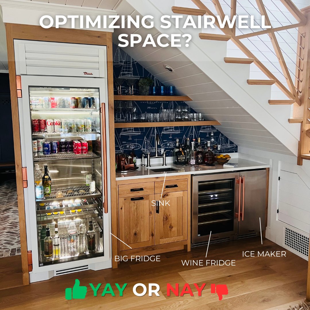 LACityofAngels's tweet image. Optimizing stairwell space: a clever way to maximize every square foot, or better left untouched? Yay or Nay? #HomeDesign #InteriorInspiration #MaximizeSpace #StairwellIdeas #DesignDilemma #YayOrNay #thecityofanglesproperties