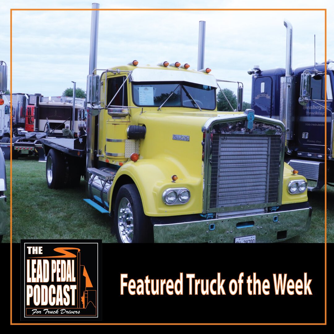 theleadpedal's tweet image. This little yellow Kenworth is our featured truck. Hear the story on this ride here. theleadpedalpodcast.com/lp1286-kenwort… #vintagetrucks #oldtrucks #trucks #kenworth #featuredtruck #theleadpedalpodcast