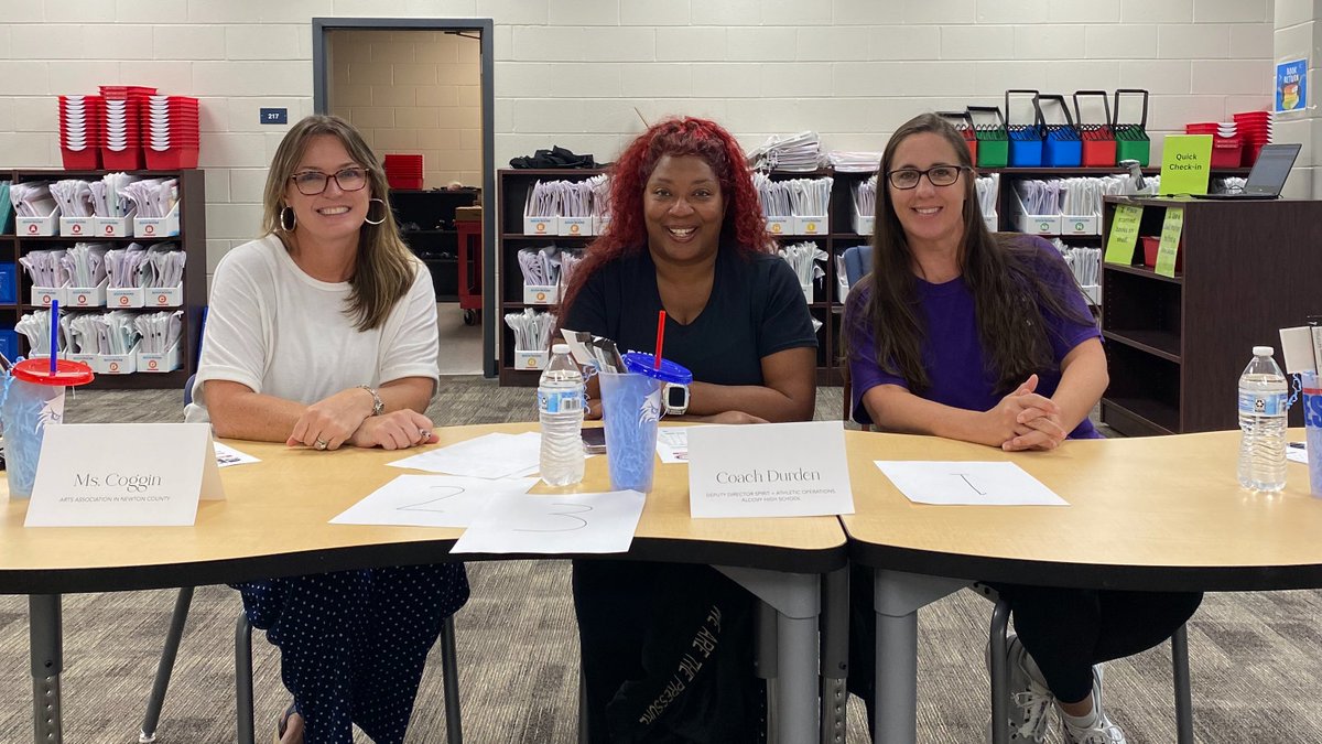 Thank you to Ms. Coggin from the The Arts Association in Newton County, Coach Durden the Deputy Director of Spirit and Athletic Operations at Alcovy High School, Newton County, and Ms. Andrews-Smith from Kidz in Step Dance and Gymnastics! 👏
Thank you for your time!🦅
