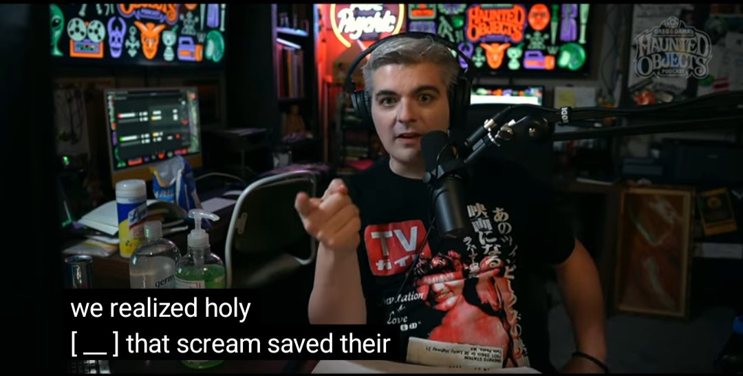 Greg: that scream saved their lives 

🤯🤯🤯

<a href="/NewkirkMuseum/">Newkirk Museum of the Paranormal</a> <a href="/ObjectsPod/">The Haunted Objects Podcast</a>