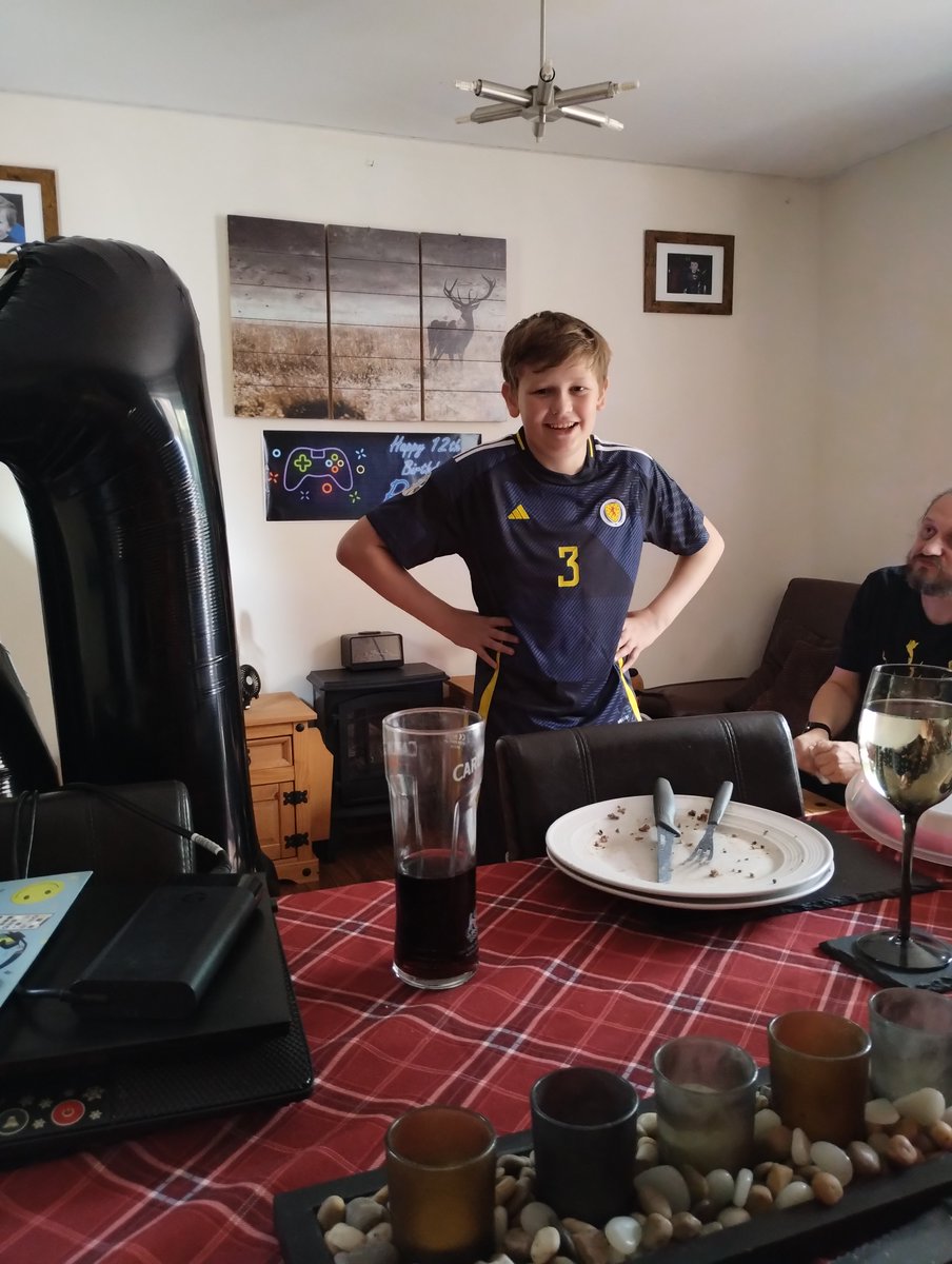 claner's tweet image. #Robsonwalsh proudly wears his #Scotalnd kit