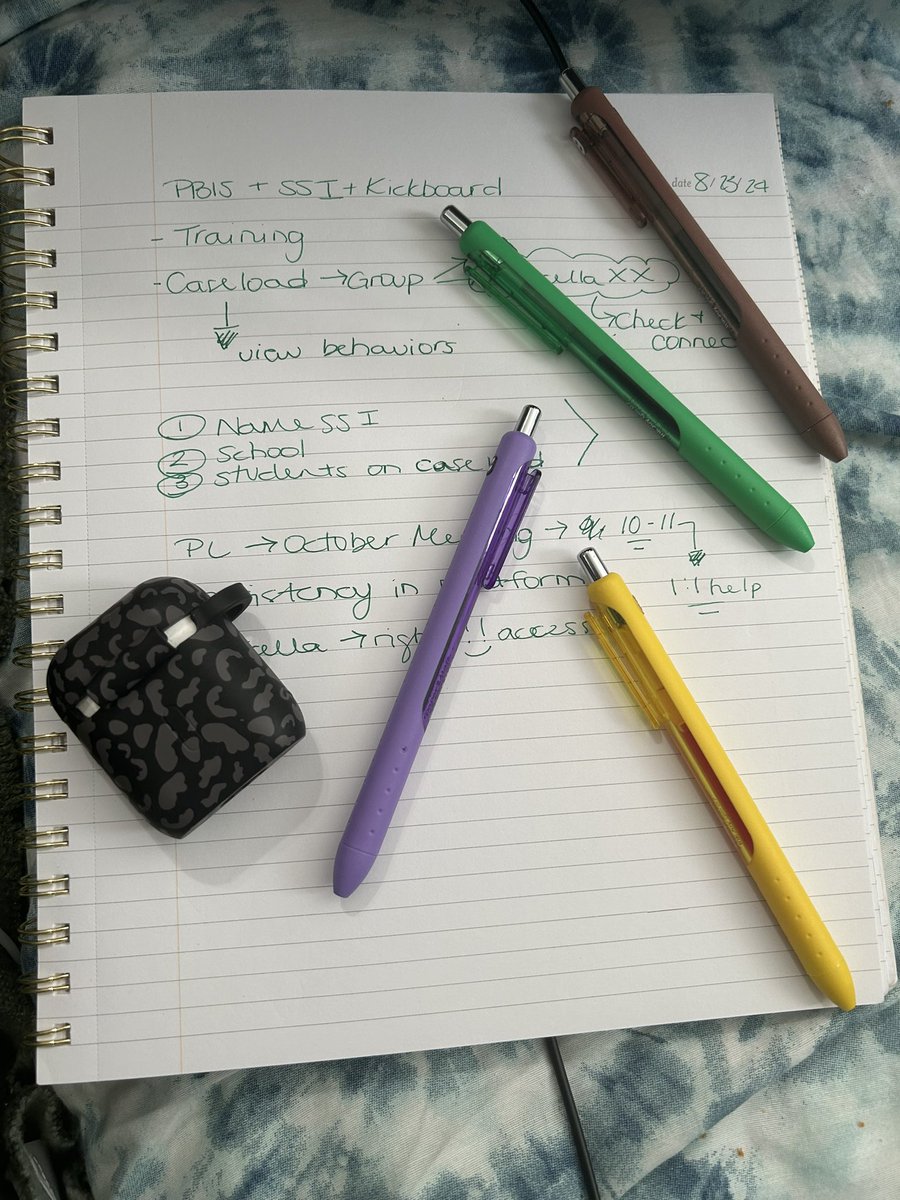 You know it’s a busy day when you’ve gone through all of your pens of the day 🙃
