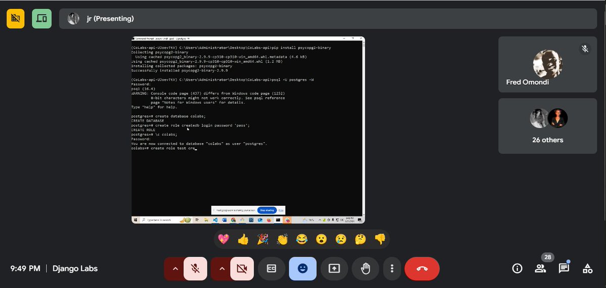 Mentorlst's tweet photo. #DjangoLabs happen every Friday from 8:00PM. If you are ever looking for a Python community that code, then this is it.

Sign up to https://t.co/rrUVLfxRed for 1:1 calls with someone who can guide you in Python. https://t.co/rmXf8z6A7P