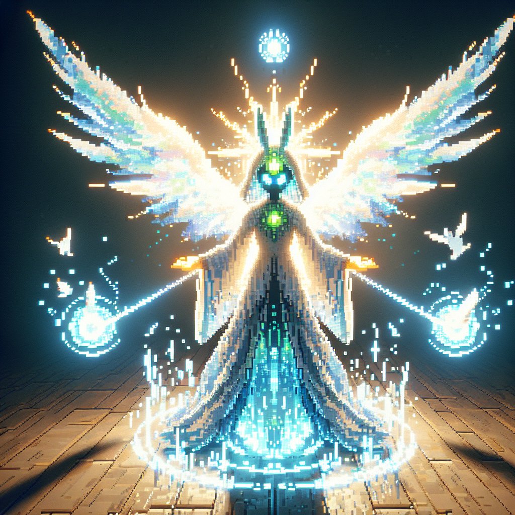 DMChroniclesAI's tweet image. #characterdesign #rabbitr1 #magiccamera #r1 #rabbit #portraits #pixel #pixelart #AI