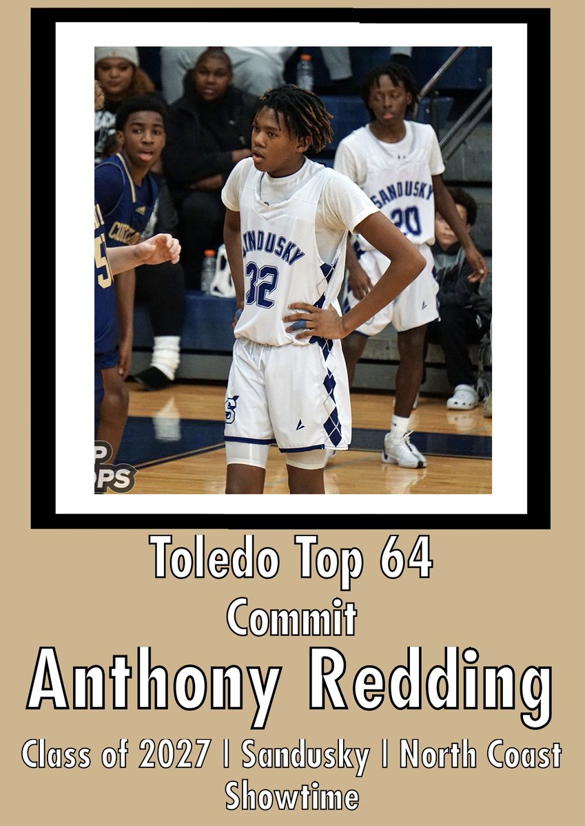 6'4 Anthony Redding Jr (2027) will be at the 2024 Toledo Top 64!!!

@scootnaty <a href="/s_streakball/">Sandusky Streakball</a> <a href="/NCShowtime/">North Coast Showtime</a>