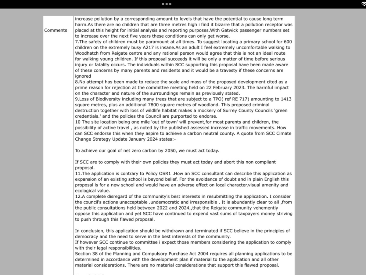 My objection part two