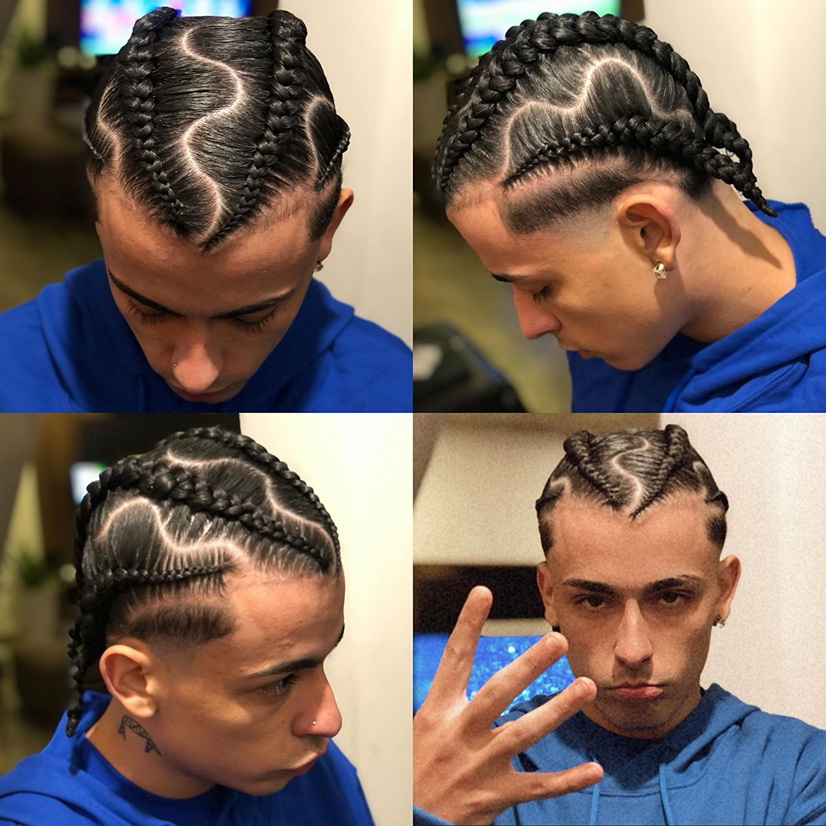 Que belleza de trenzas y que belleza de hombre 🙏🏼