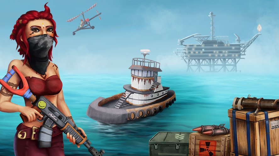 <a href="/playrust/">Rust</a> The Rust themed section of a large multi-game illustration I drew for someone recently 🙂
#FanArtFriday