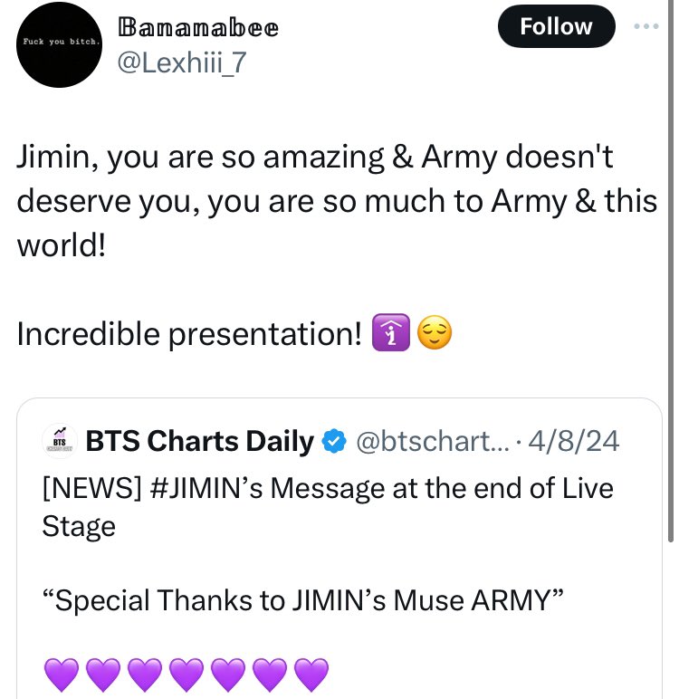 Report for Jimin tweet media