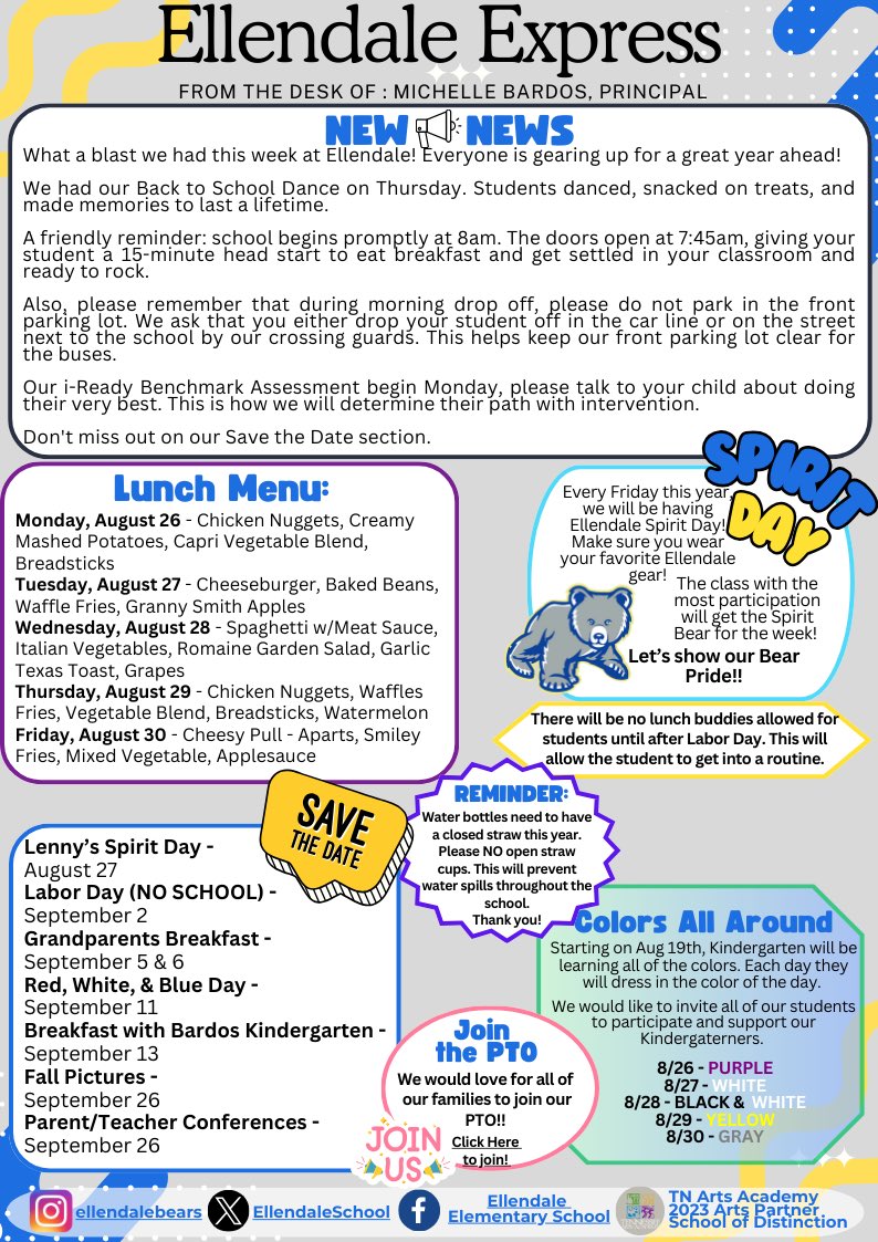 Ellendale Elementary School tweet media