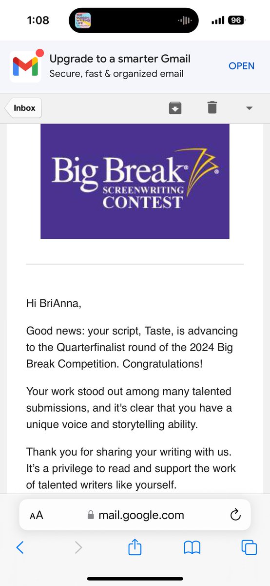 briolson's tweet image. Exciting!! #screenwritingtwitter