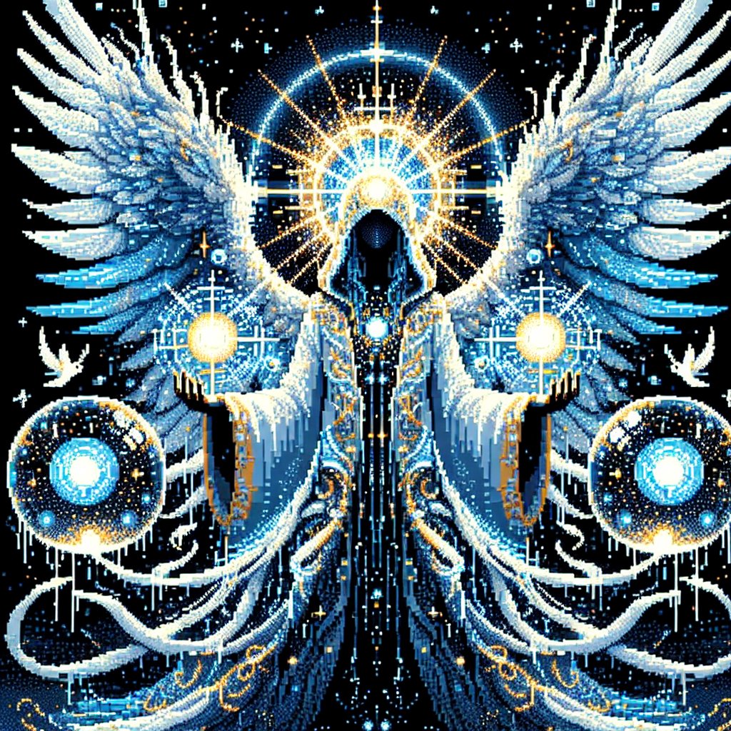 DMChroniclesAI's tweet image. #characterdesign #rabbitr1 #magiccamera #r1 #rabbit #portraits #pixel #pixelart #rpg