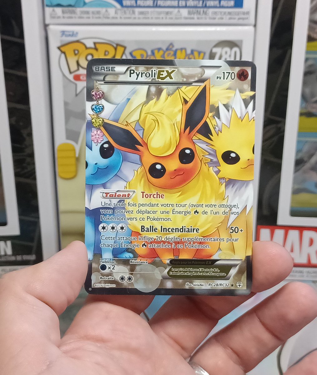 Certainement la plus belle carte Pokémon Pyroli. 
Pyroli Ex XY Génération 

#Pokemon #CartePokemon #Pokemoncards #PokemonGo